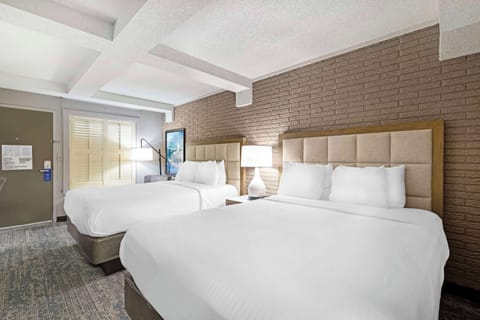 Standard Room, 2 Queen Beds, Non Smoking, Refrigerator | Premium bedding, pillowtop beds, in-room safe, desk