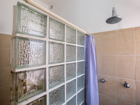 Standard Room, Multiple Beds | Bathroom | Shower, towels, soap, shampoo