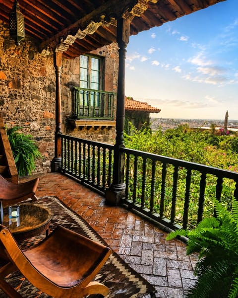 Premier Double Room, 1 Queen Bed, Fireplace | Terrace/patio