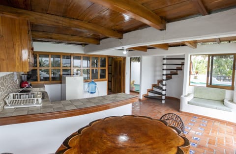 Premium Cabin, 1 Bedroom, Kitchenette, Beachfront | Living area