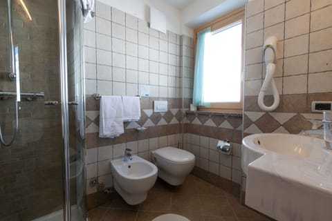 Shower, rainfall showerhead, hair dryer, bidet