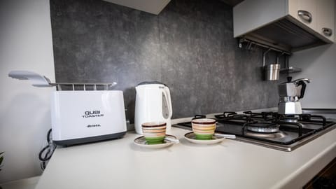 Economy Studio | Private kitchenette | Full-size fridge, microwave, oven, stovetop