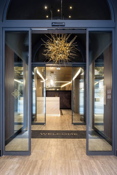 Interior entrance