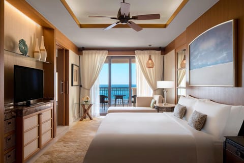 St Regis, Premium Room, 1 King Bed, Sea View | Frette Italian sheets, premium bedding, minibar, in-room safe