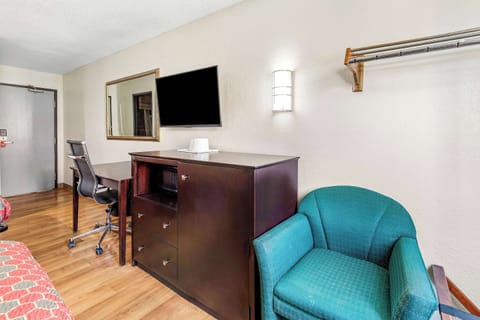 Room, 2 Queen Beds, Non Smoking | In-room safe, desk, blackout drapes, rollaway beds