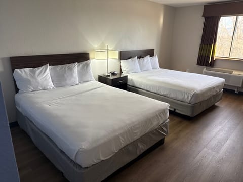 Premium bedding, desk, iron/ironing board, travel crib