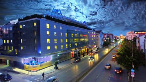 Front of property - evening/night