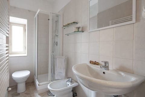 Free toiletries, hair dryer, bidet, towels