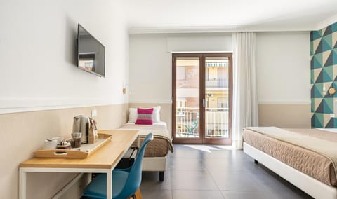 Triple Room, Balcony | Egyptian cotton sheets, premium bedding, memory foam beds, in-room safe