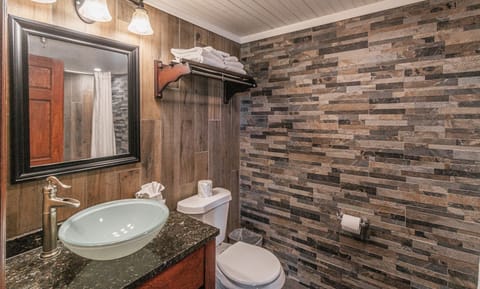 Free toiletries, hair dryer, towels, soap