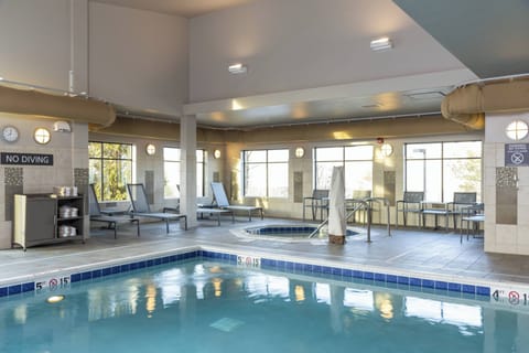 Indoor pool, open 6 AM to 11 PM, sun loungers