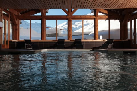 Indoor pool, open 9:30 AM to 9 PM, sun loungers