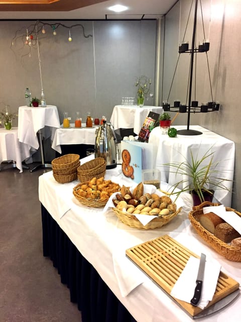 Daily buffet breakfast (EUR 12.00 per person)
