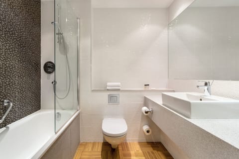 Free toiletries, hair dryer, towels, soap