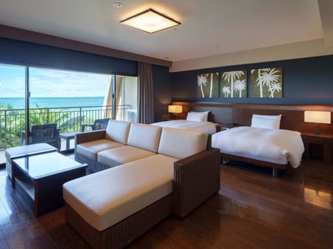 Deluxe Family Room, Non Smoking (Main Building Ocean's Wing) | In-room safe, desk, iron/ironing board (on request), WiFi (free)