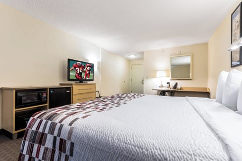 In-room safe, blackout drapes, cribs (free), WiFi (free)