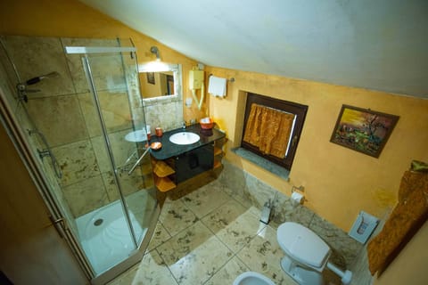 Family Room, Balcony | Bathroom | Shower, hair dryer, bathrobes, bidet