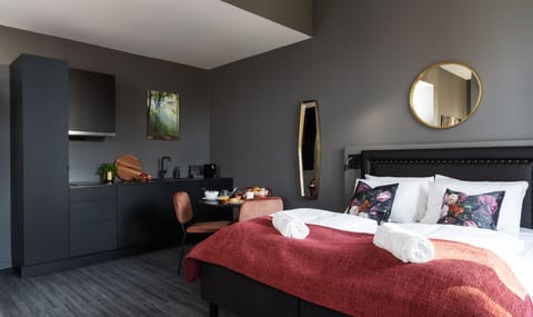 Executive Studio / Family Room with Kitchen | Private kitchen | Coffee/tea maker