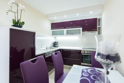 Apartment (A1) | Private kitchen | Fridge, oven, stovetop, dishwasher