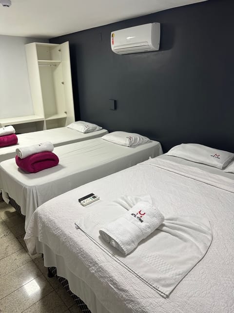 Comfort Quadruple Room | Premium bedding, desk, laptop workspace, free WiFi