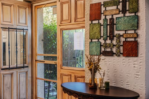 Interior entrance