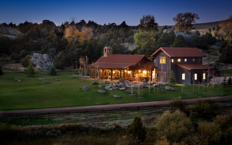 Front of property - evening/night