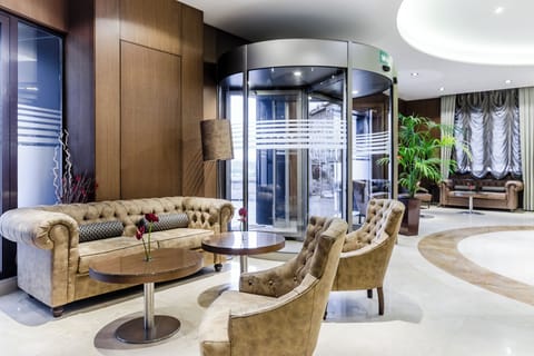 Interior entrance