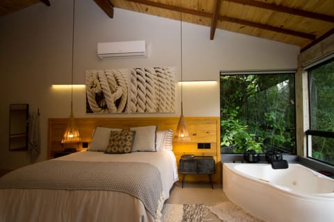 Superior Chalet, 1 King Bed with Sofa bed, Jetted Tub, Garden View | Premium bedding, pillowtop beds, minibar, individually decorated