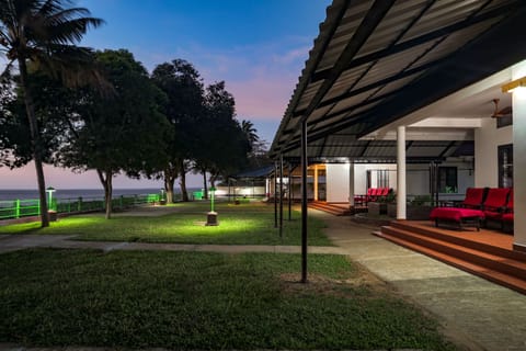 Front of property - evening/night