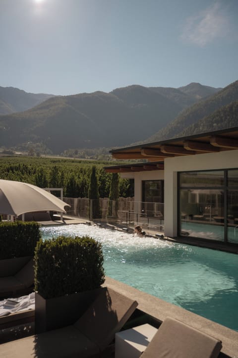 Indoor pool, 2 outdoor pools, open 7:30 AM to 7:30 PM, sun loungers