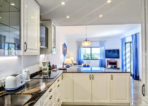 Superior Apartment, 1 Bedroom | Private kitchen | Full-size fridge, microwave, oven, stovetop