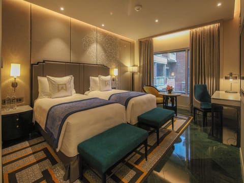 Rajputana Chambers, Twin | Premium bedding, minibar, in-room safe, individually decorated