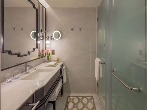 Free toiletries, hair dryer, bathrobes, slippers