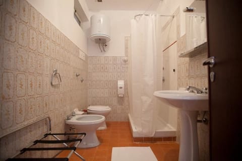 Combined shower/tub, rainfall showerhead, hair dryer, bidet