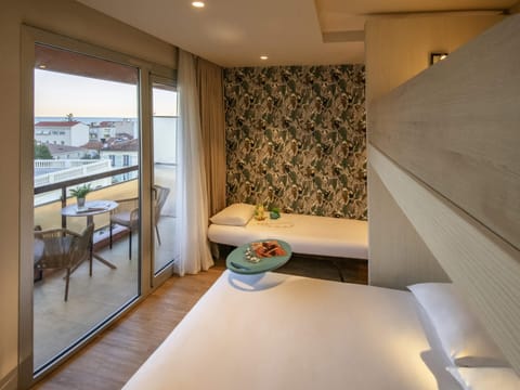 In-room safe, desk, iron/ironing board, free cribs/infant beds