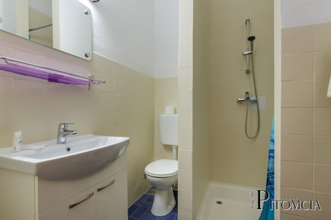 Double Room, Balcony, Sea View (2nd Floor) | Bathroom | Shower, free toiletries, hair dryer, towels