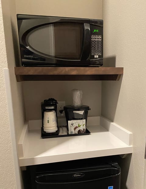 Individually decorated, individually furnished, desk, laptop workspace