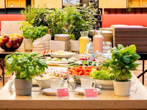 Buffet breakfast for a fee