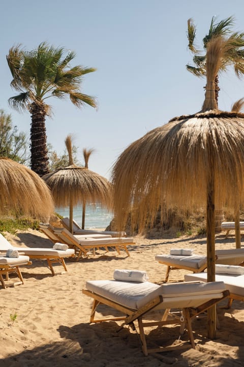 Private beach nearby, white sand, free beach shuttle, sun loungers