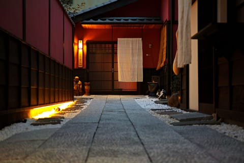 Front of property - evening/night