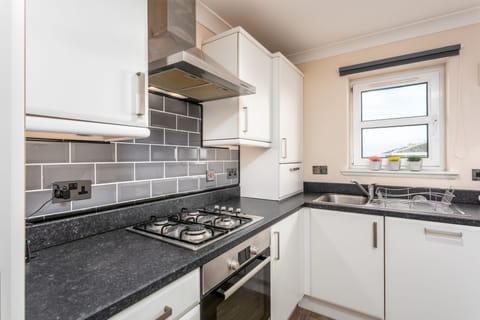 Classic Apartment, 2 Bedrooms, Non Smoking | Private kitchen | Full-size fridge, microwave, oven, stovetop