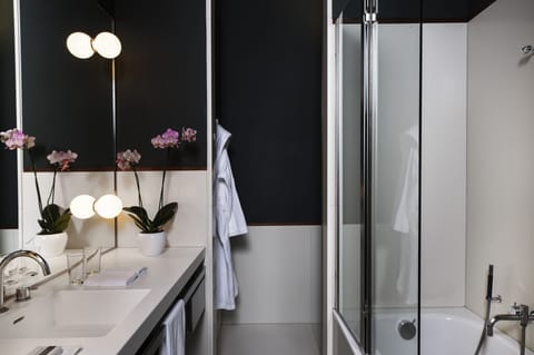 Free toiletries, hair dryer, bathrobes, slippers