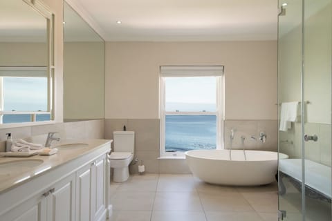 Premier Suite | Bathroom | Separate tub and shower, rainfall showerhead, free toiletries