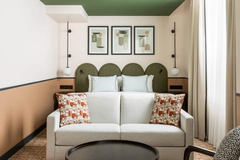 Junior Suite, 1 King Bed | Premium bedding, down comforters, free minibar items, in-room safe