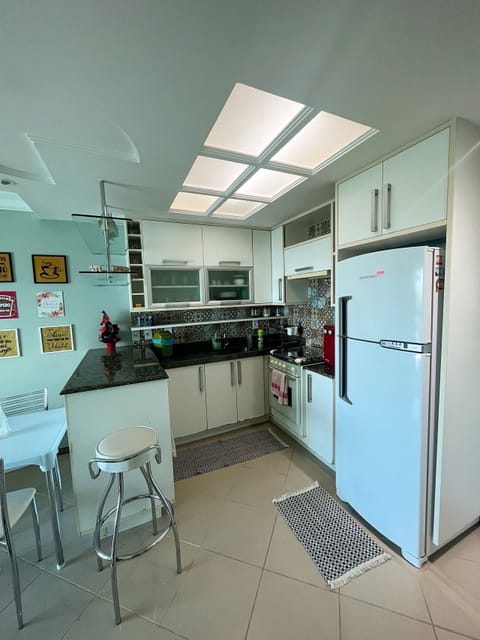 Apartment | Private kitchen | Fridge, microwave, toaster, highchair