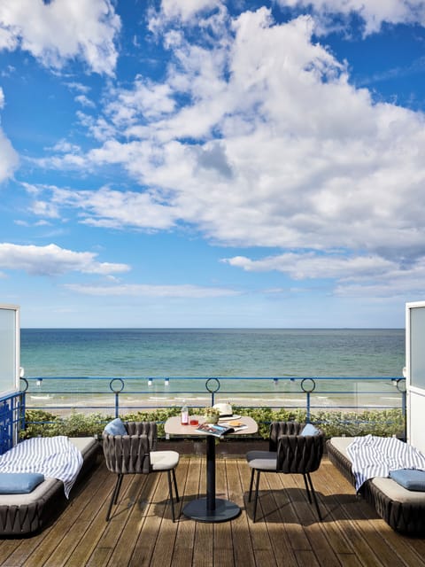 Deluxe Room, 1 King Bed, Terrace, Sea View | Terrace/patio