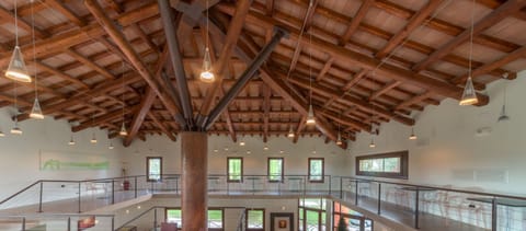 Flat-screen TV, heated floors