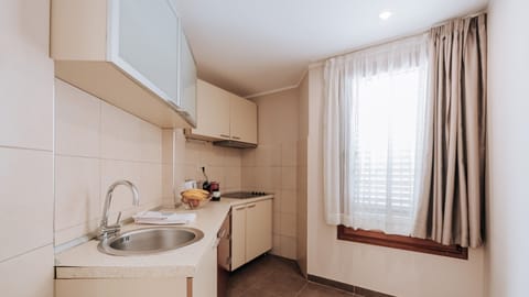 Presidential Suite | Private kitchen | Mini-fridge, stovetop, electric kettle, cookware/dishes/utensils