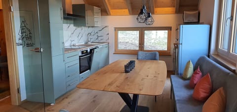 Family Apartment, Terrace | Private kitchen | Full-size fridge, microwave, oven, stovetop