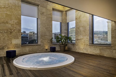 Indoor pool, open 6:30 AM to 10:30 PM, sun loungers